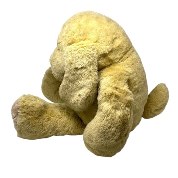 Vintage Chosun Dog Brown Cuddly Seated Stuffed Animal 32" Big Large - Picture 4 of 6